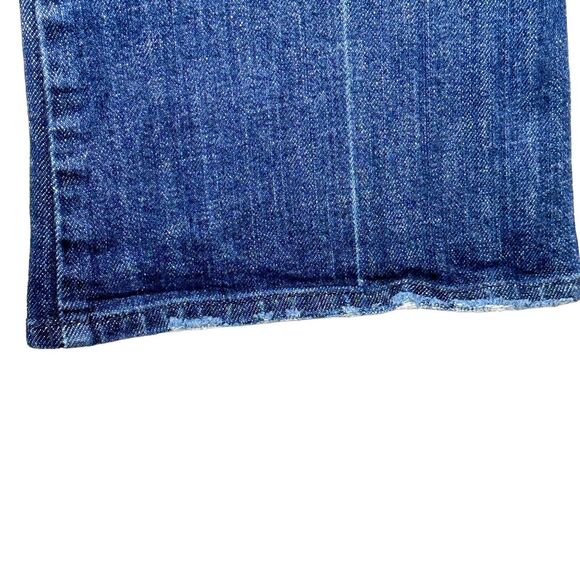 7 for All Mankind Jeans A Pocket Flip Flop Flared Womens Sz 27 (31”x 30.5”) Blue - Picture 12 of 16